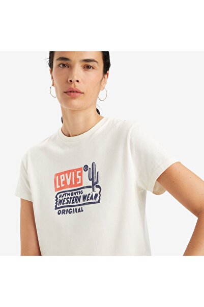 Levi's Κλασικό γραφικό σχέδιο - Αυθεντικό γυναικείο μπλουζάκι Western