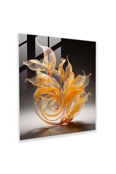 PaintedAnarchy İç içe Yapraklar Cam Sanat - Yapraklar, Cam Sanat, Ev Dekorasy...