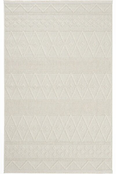 Halımax Seyran Halı Loopy 620 Krem Hasır Dokuma Modern Halı Jüt Dokulu Yolluk