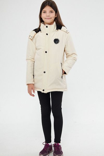 RİVERCLUP Girl's Stone Fiber Removable Hooded Water and Windproof Winter Coat & Parka