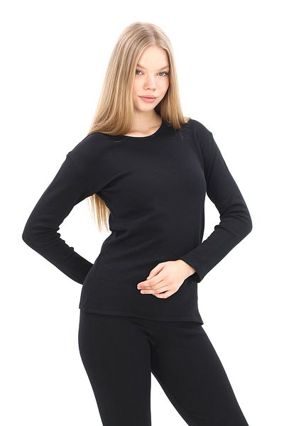 SAUNA SUIT Унисекс черен термо комплект - топла памучна тениска и чорапогащник