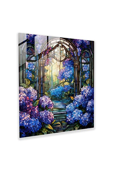PaintedAnarchy Vintage Hydrengea Vitr Glas Art, Hydrangea, Colorful Flowers, ...