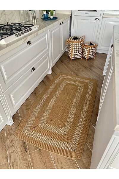 Halımax Milda 34 Jüt Hasırlı El Örgüsü Çift Taraflı Kilim Dikdörtgen Jüt Halı
