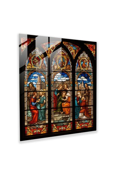 PaintedAnarchy Rönesans Vitray Baskı - Rönesans, Rönesans, Vitray, Modern Sanat