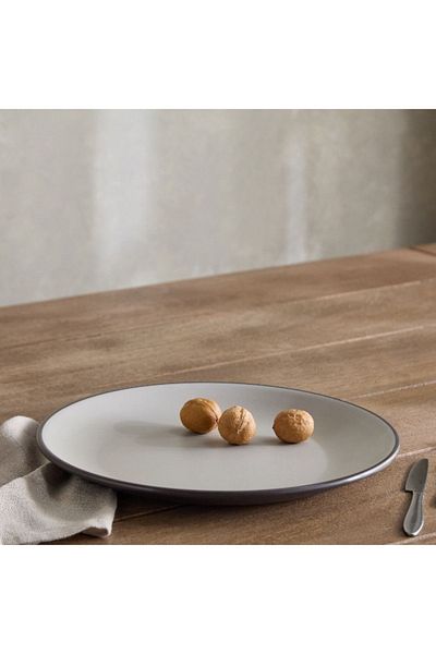 Home Box Mocha Mist 2-Tone Buffet Plate - 31 cm