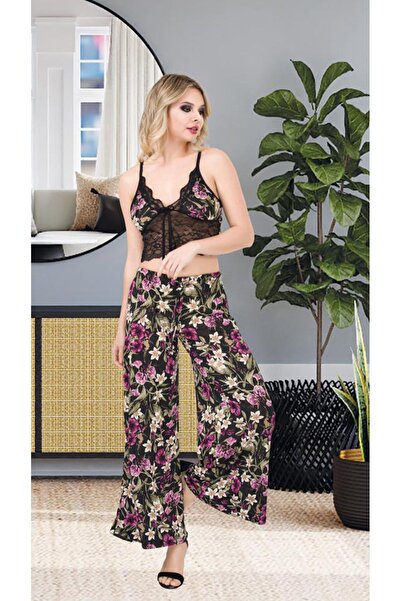 Cooqpoo Шовковистий, широкий, з тонким бретельками, з візерунком, розміри S/M...