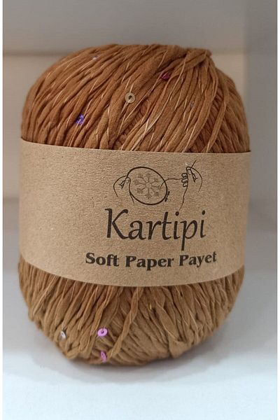 Safir Tuhafiye Φυσικό σχοινί Raffia - με πούλιες, τσάντα και πλέξιμο (NO:4)