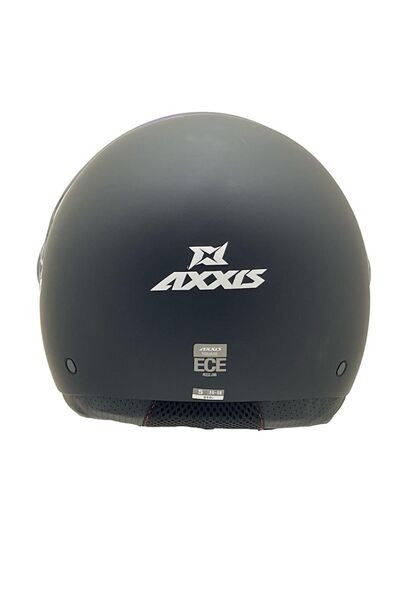 AXXIS AXXİS SQUARE YARIM KASK SOLİD MAT SİYAH
