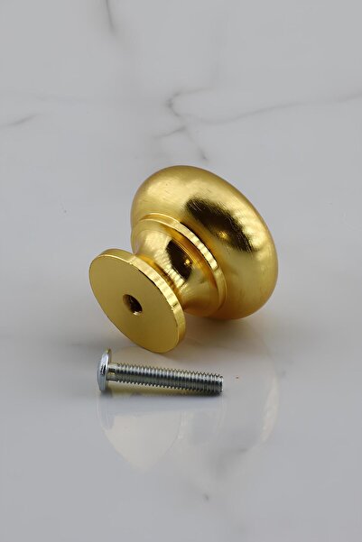 Badem10 Μεταλλική λαβή με κουμπί γάμμα Χρυσό έπιπλο Συρτάρι κουζίνας Ντουλάπα Ντουλάπα Λαβή Λαβή