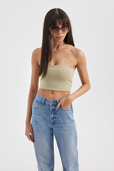 Hiccup Sleeveless Basic Crop Top