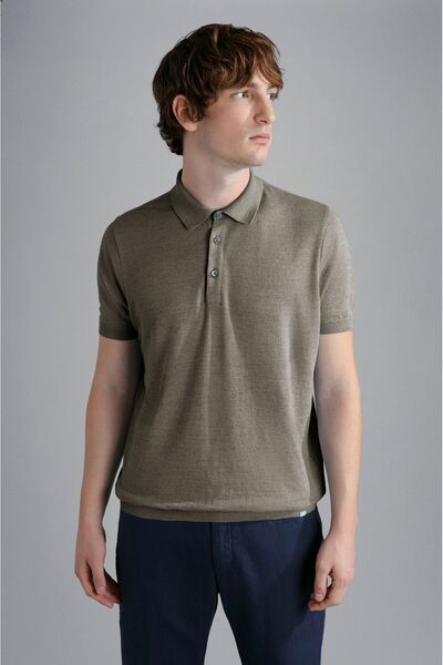 PAUL&SHARK LINEN POLOSHIRT