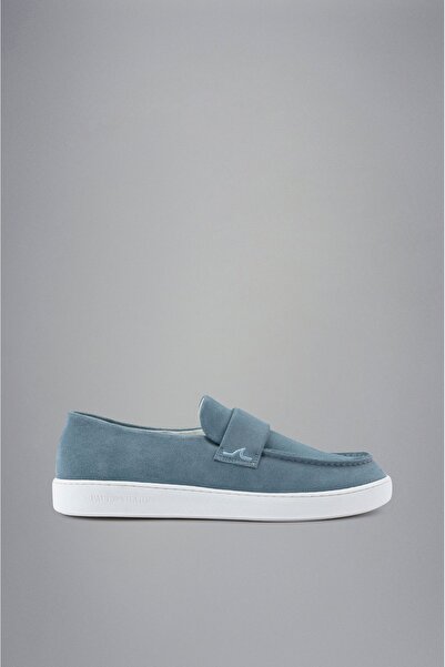 PAUL&SHARK MEN'S LEATHER MOCCASIN