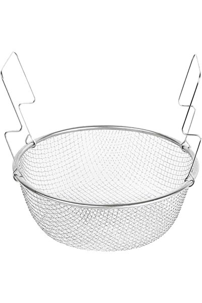 woodhub 24 Cm Tencere Için 22 Cm Çaplı Fritöz Kızartma Cips Teli Hareketli Tel