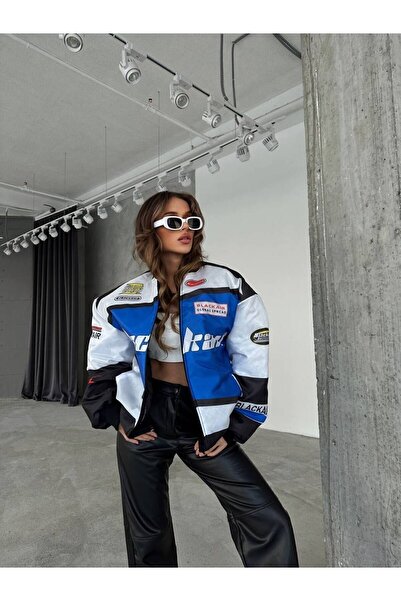 Gameyal Unisex Oversize Blackair Printed Bomber Jacket