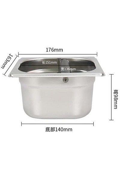 MIBRU Coffee knock box stainless steel small