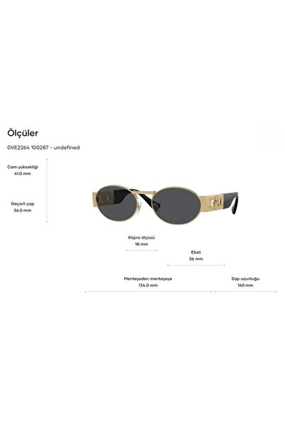 Versace And 2264 100287   56 Model Sunglasses