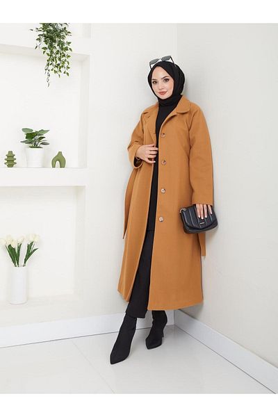 ELBİSHE نموذج CK-1003 مخيطة خشنة - مربوطة وأزرار