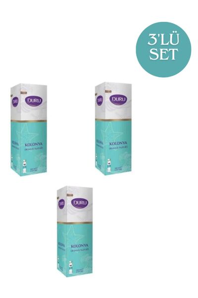 Duru 3'lü Okyanus Tazeliği Kolonya Set (CAM ŞİŞE)