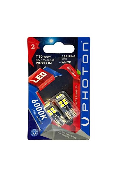 Photon T10 W5w 12v 12 Led Aspırıng Serıe (2'Lİ BLİSTER) Ph7018 B2
