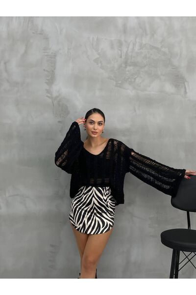 Alegria ALEG2027 Ajurlu V Yaka Kazak