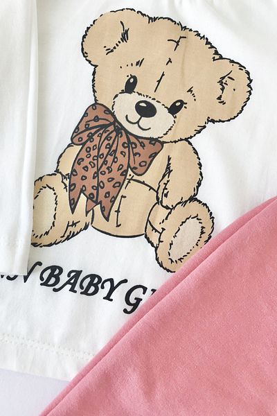 PERFECT Patterned Girl's Double Set - Lower and Upper Set