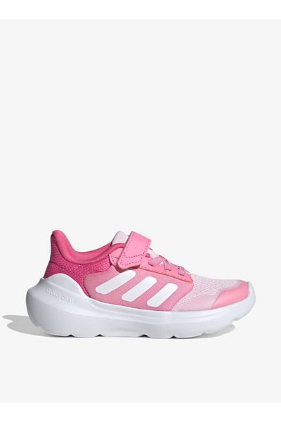 adidas Girl's mesh running shoes with velcro closure - tensaur run 3.0 el c