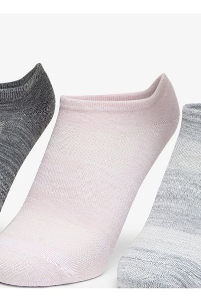 SKECHERS Women's Non Terry Super No Show Sports Socks - Set of 3, S115750-693