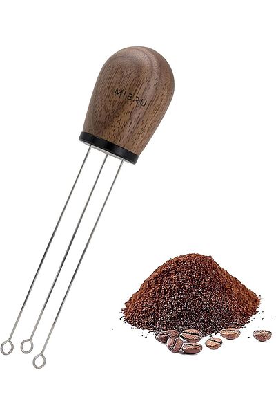 MIBRU Needle coffee distributer dark wooden