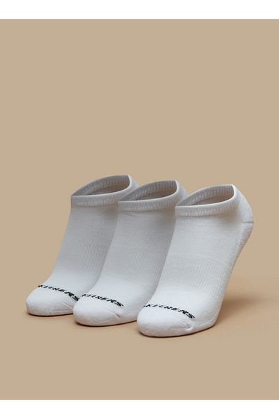 SKECHERS Logo Print Terry Ankle Length Sports Socks - Set of 3