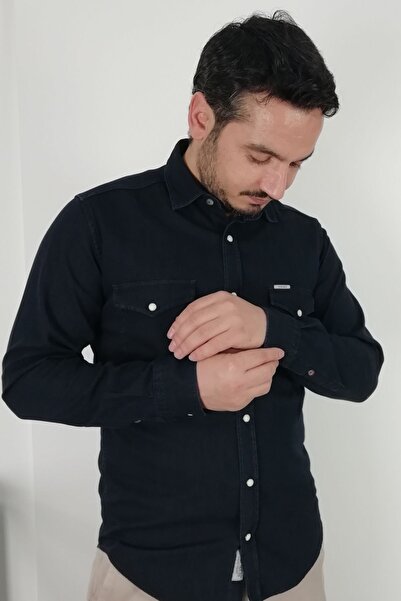 TOUSUS Сlim Fit Кот Чоловіча сорочка Slm-2012-tss