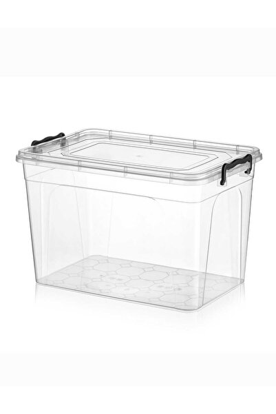 ÇEÇEN HOME (2Adet) Şeffaf Kilitli Mutfak Eşya Gıda Yatay Saklama Düzenleme Ka...