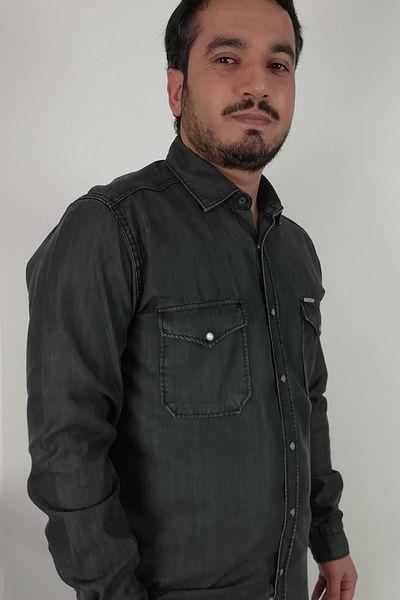 TOUSUS Ανδρικό πουκάμισο Slim Fit Denim Slm-2004-tss