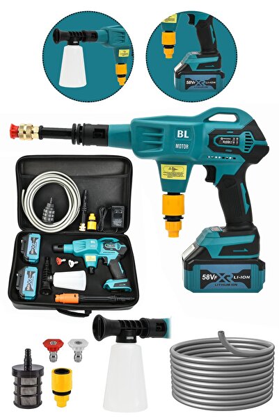 Genel Markalar Profesyonel Kömürsüz 58vf Yüksek Basınçlı Çift Akülü Oto Araba Yıkama, Sulama, İlaçlama Makinesi