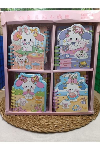 Meyra Accessories Mini Cinnamorol Galaxy Fruit Basket Figured Notebook 3D Embroidered Cute Gift 1Pc