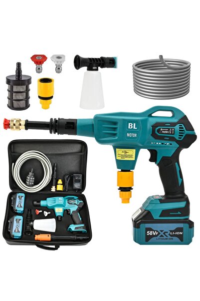 Genel Markalar Profesyonel Kömürsüz 58vf Yüksek Basınçlı Çift Akülü Oto Araba Yıkama, Sulama, İlaçlama Makinesi