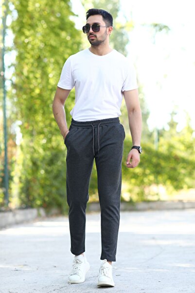 JB John Borners Ανδρικό καπνιστό φούτερ - 100% βαμβάκι με τρεις τσέπες, ελαστική μέση και κορδόνι - 2401