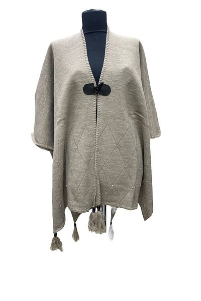 mim eşarp Akmoda - Thick Winter Knitwear Long Poncho