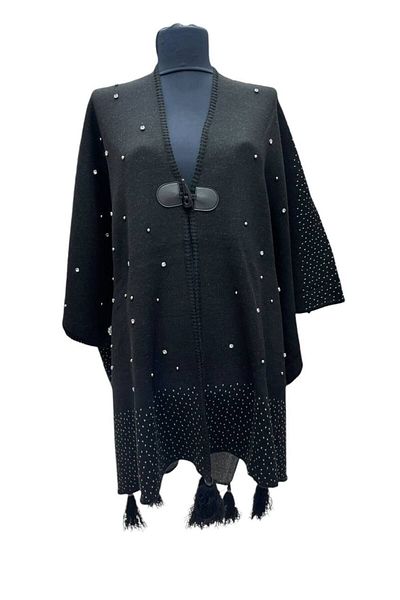 mim eşarp Akmoda - Thick Winter Knitwear Long Poncho