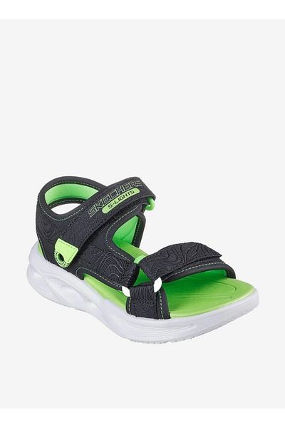 SKECHERS Erkek Çocukları İçin Cırt Cırtlı Renkli Blok Sandaletler - SOLA GLOW