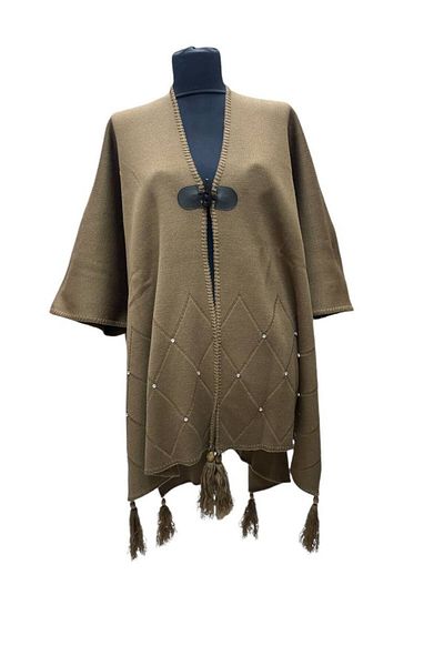 mim eşarp Akmoda - Thick Winter Knitwear Long Poncho