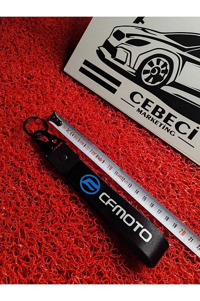 CEBECİOTO CFMOTO Black Moto Accessory - Engine Keychain, 19cm Double Sided Printed