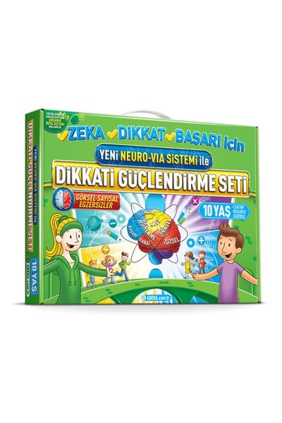 Adeda Yayıncılık Adeda Dikkat Güçlendirme Seti 10 Yaş Kitapları (dgs 3 Kitap ...