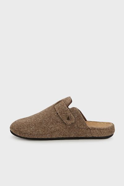 Buratti Men's Winter Home Slippers - Belted Felt 6711003