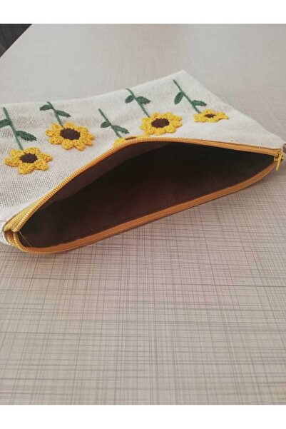 Handream Sunflower Field Makeup/Hand/Gift/Multi-Purpose Bag
