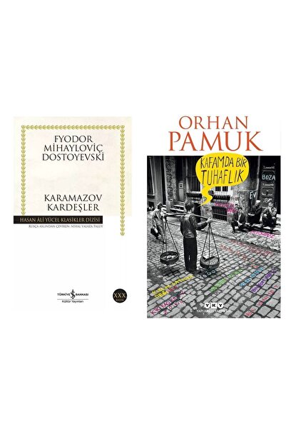 TÜRKİYE İŞ BANKASI KÜLTÜR YAYINLARI Set- Karamazov Kardeşler - Kafamda Bir Tu...