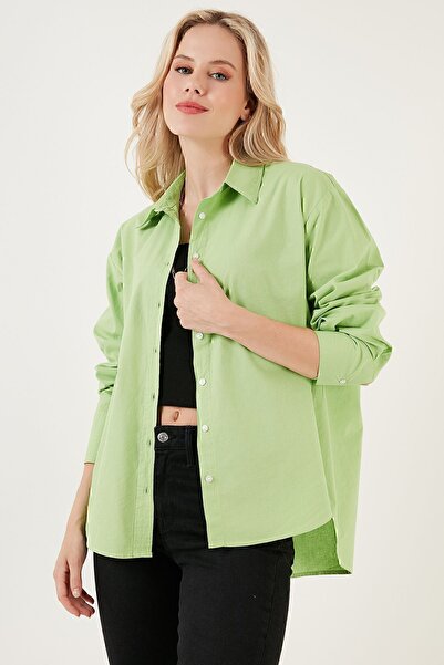 Lela Оверсайз 100% бавовняна сорочка з попліну СОРОЧКА CF21S163867