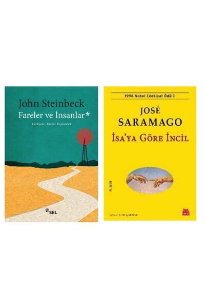 Sel Yayıncılık John Steinbeck - Fareler Ve Insanlar -isa`ya Göre Incil Jose S...