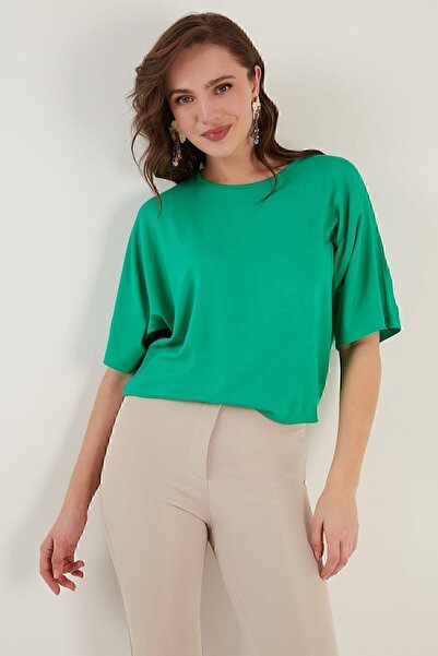 Lela Μπλούζα μπλούζα με λαιμόκοψη 5864528