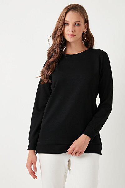 Lela Streç Oversize Fit Bisiklet Yaka Modal Kumaş Sweat SWEAT 5865877