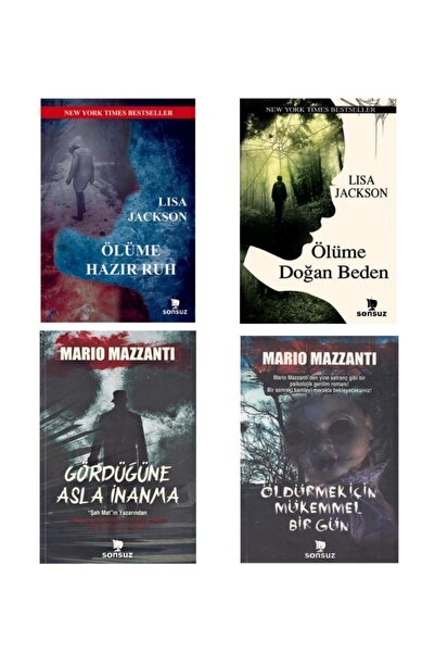 Sonsuz Kitap Yayınları Mario Mazzanti Lisa Jakson 4 Kitap Korku Ve Gerilim Seti